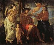 POUSSIN, Nicolas The Inspiration of the Epic Poet oil painting picture wholesale